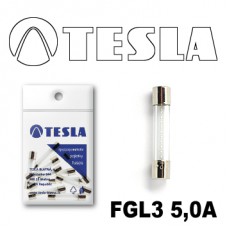 FGL3 5А предохранитель TESLA, GLASS