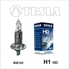 B60102 Лампа галогенная TESLA, H1 HD  24V 70W