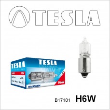 B17101 Лампа галогенная TESLA, H6W 12V 6W