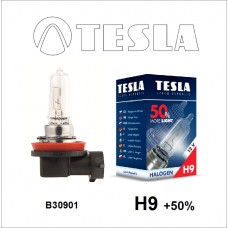 B30901 Лампа галогенная TESLA, H9+50% 12V 65W