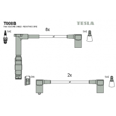 T008B провода зажигания TESLA