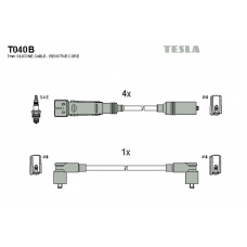 T040B провода зажигания TESLA