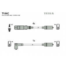 T104C провода зажигания TESLA