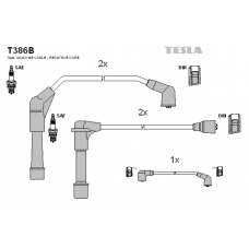T386B провода зажигания TESLA