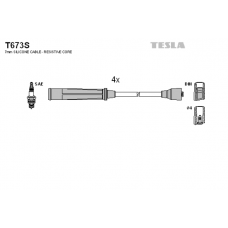 T673S провода зажигания TESLA
