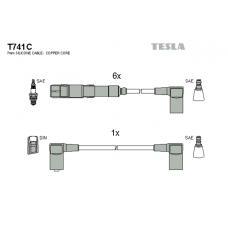 T741C провода зажигания TESLA