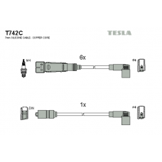 T742C провода зажигания TESLA