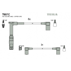 T807C провода зажигания TESLA
